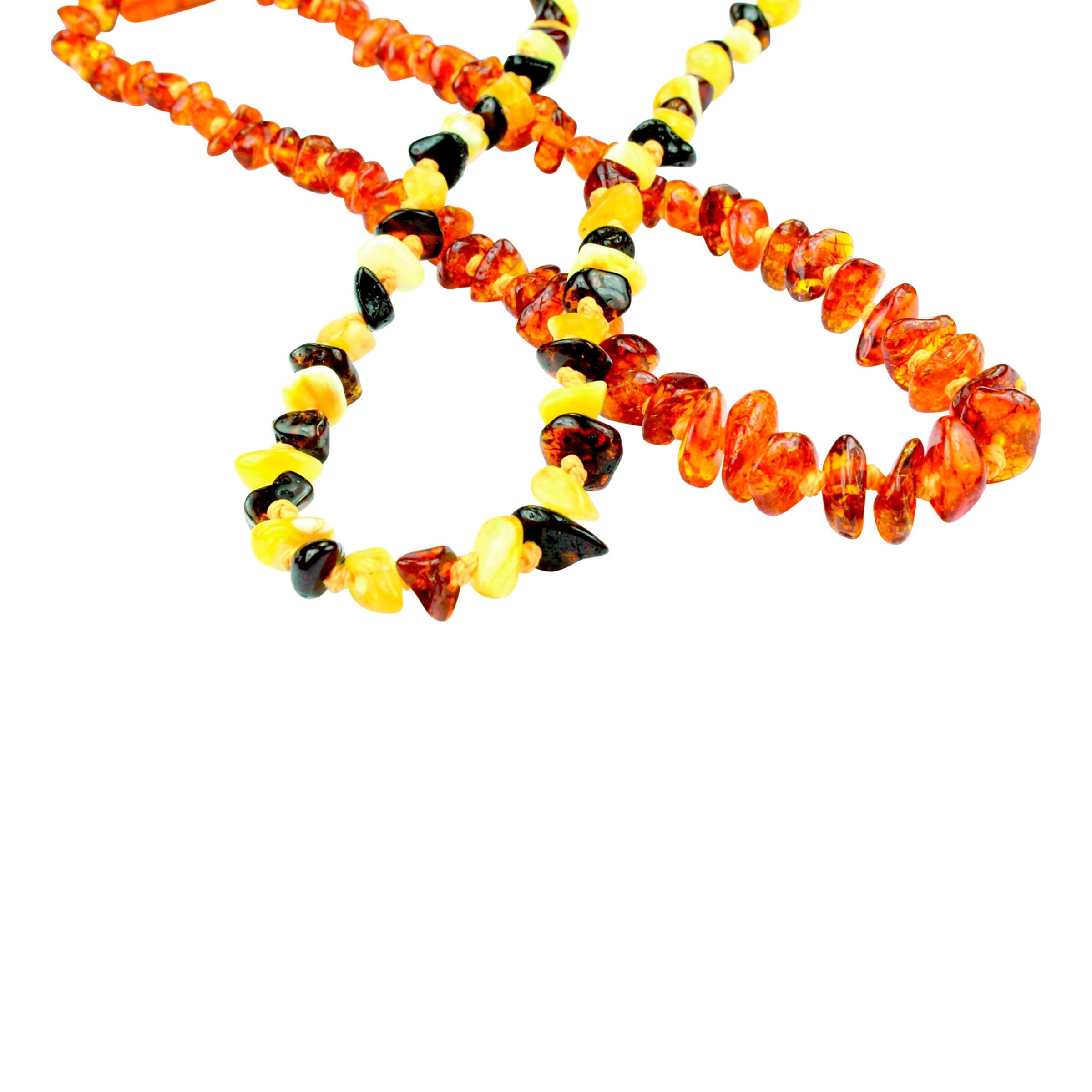 Grünspecht Bernsteinkette multicolor