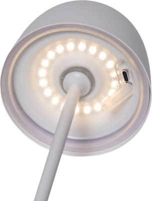 Star Trading Bordlampe Ronda, Hvit