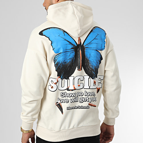Sweat Capuche LL688 Beige