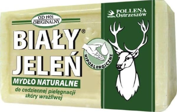 BIAŁY JELEŃ_Hypoallergen naturlig såpe Tradisjonelt brygget 150g