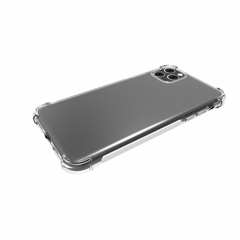 iPhone 11 Gummi Hülle Case Slim Design mit Air Cushion Fallschutz - Transparent
