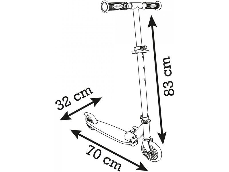 Smoby Stitch Roller mit Bremse 2-Rad-Scooter für Kinder