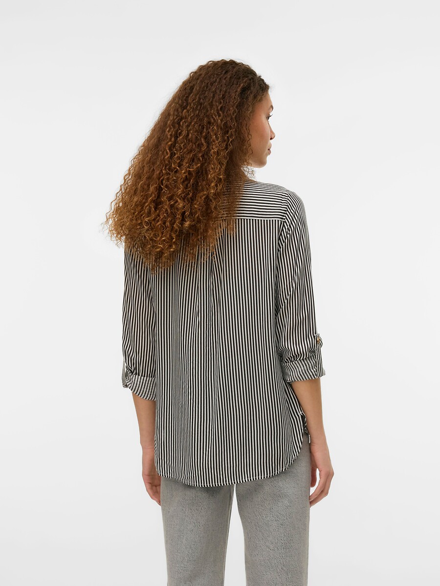 VERO MODA<br>Camisa listrada de manga comprida
