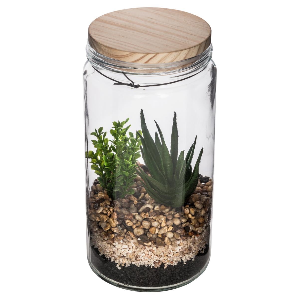 TERRARIUM COUVERCLE BOIS D.11X22CM