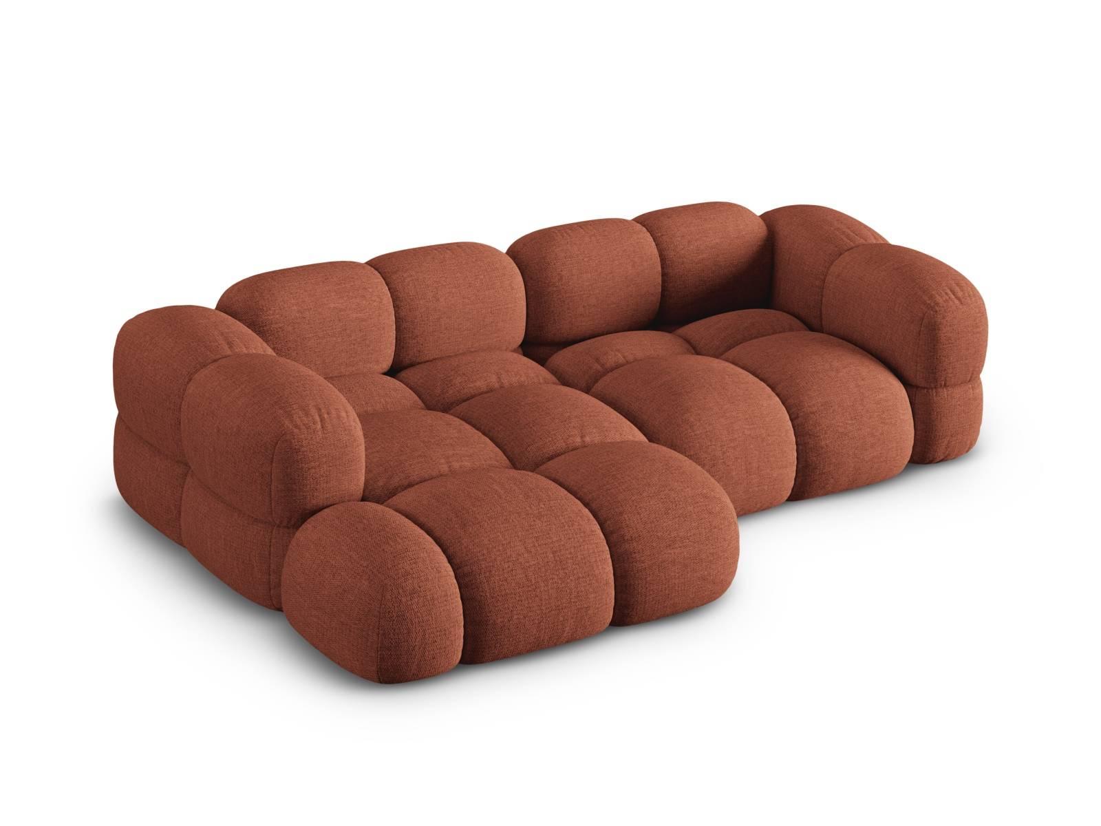 Cosmopolitan Design Loretto 2,5-zits Hoekbank Links - Koraal