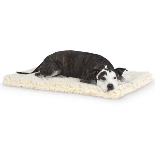 Cama de lã branca para animais de estimação HuggleHounds