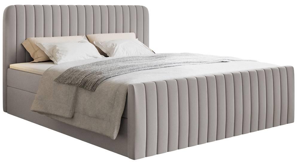 NADUVI Collection Boxspring Adrien chenille met opbergvak 180x200