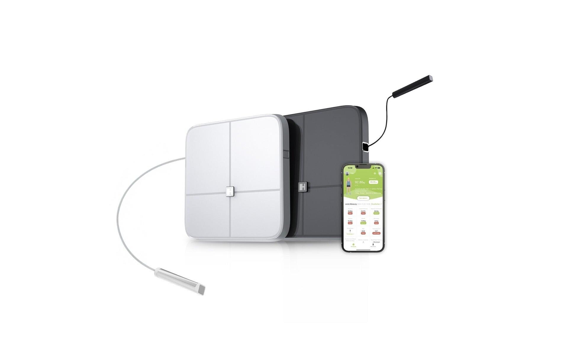 Körperanalysewaage Body Screen TX Weiss<br>Personenwaage für Körperanalyse
