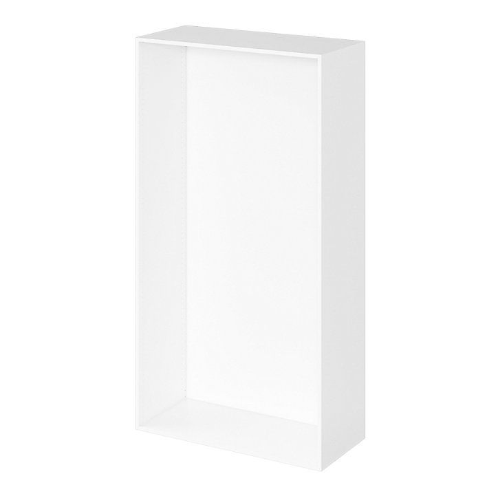 Caisson blanc GoodHome Atomia H. 187,5 x L. 100 x P. 45 cm