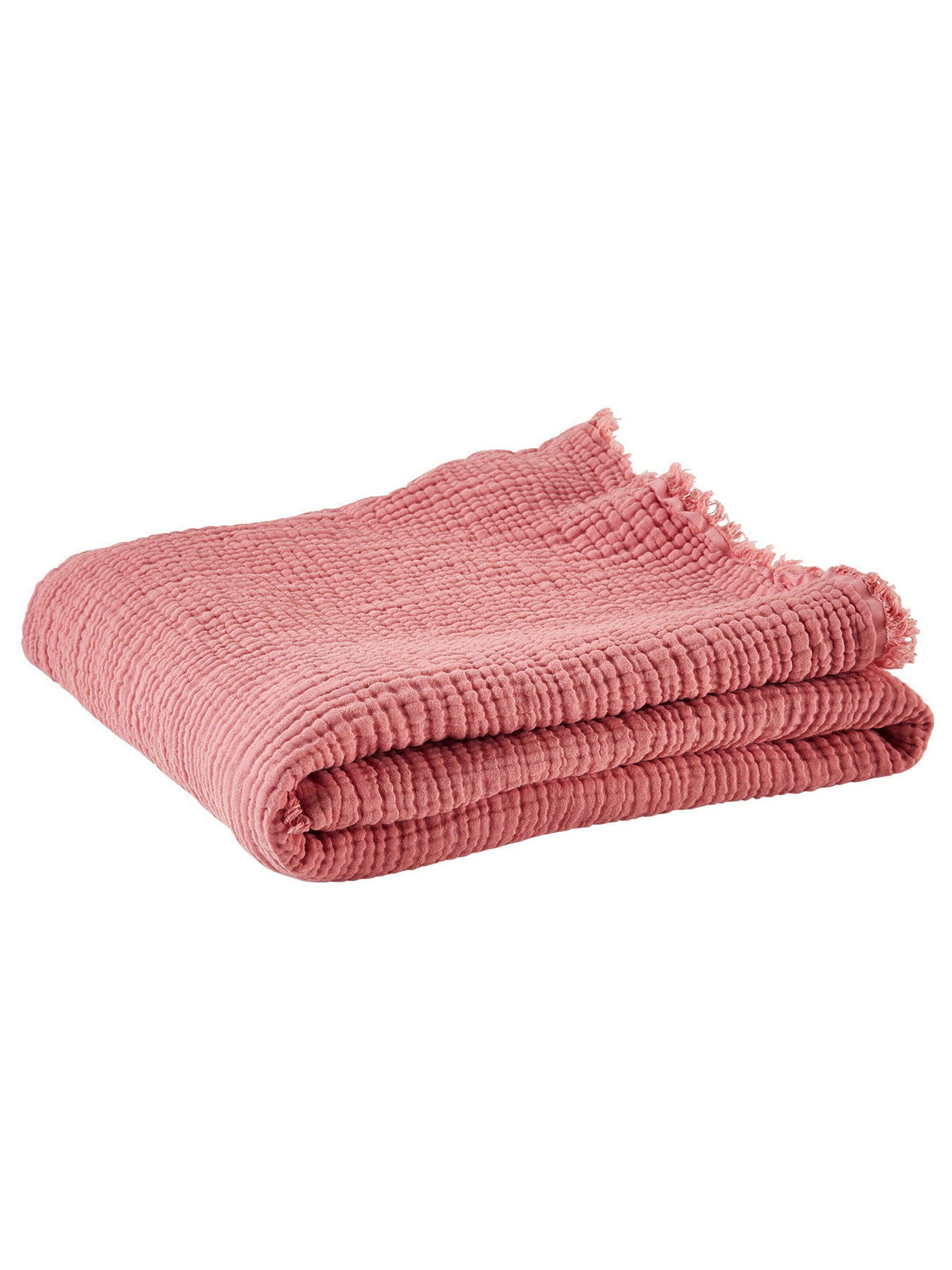 Vertbaudet Bio-Kollektion: Kinder Decke, Musselin rosa