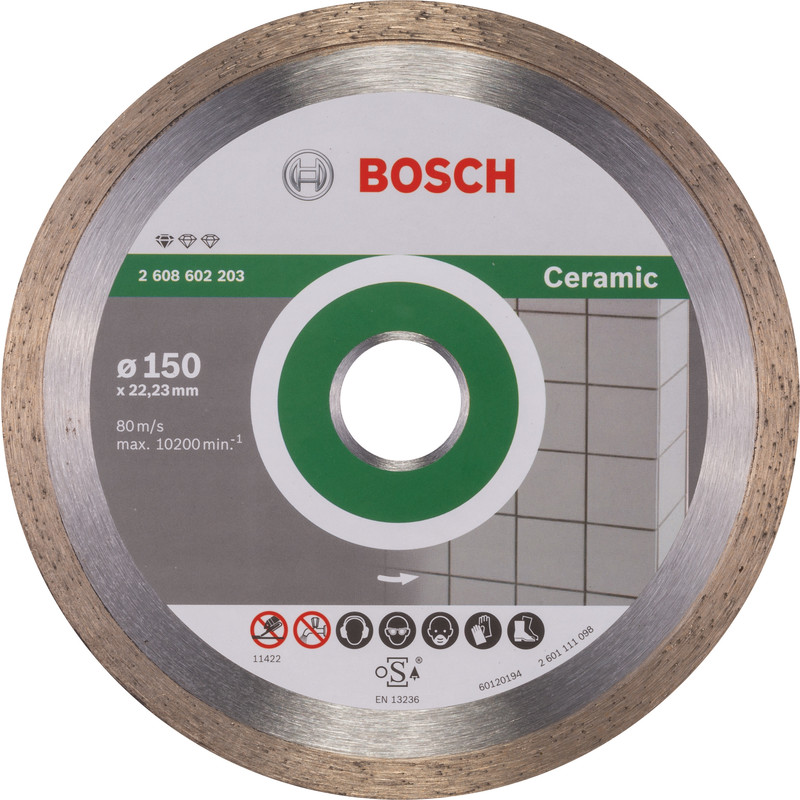 Bosch Standard for Ceramic diamantschijf tegels 150x22,2x1,6mm