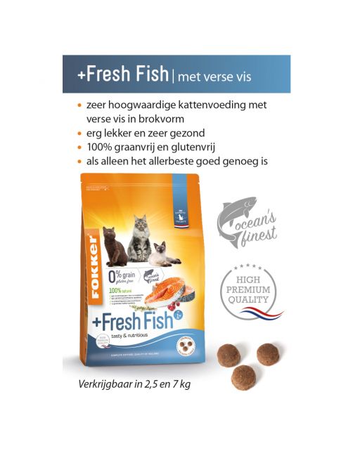 Fokker Cat Fresh Fish Zalm - Kattenvoer