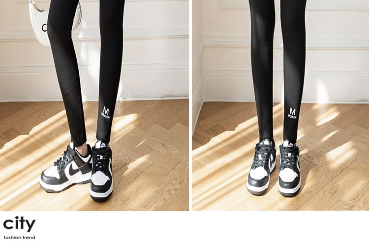 EFO - Legging met fleecevoering en letters