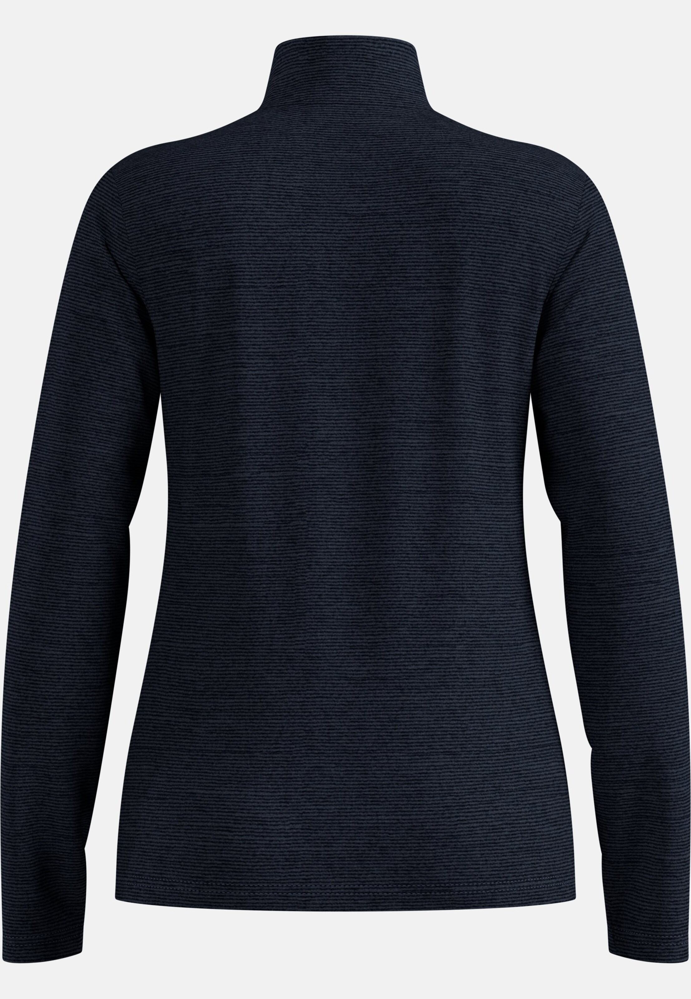 Damen Roy Mid Layer mit Halbreissverschluss in dark sapphire - black - stripes