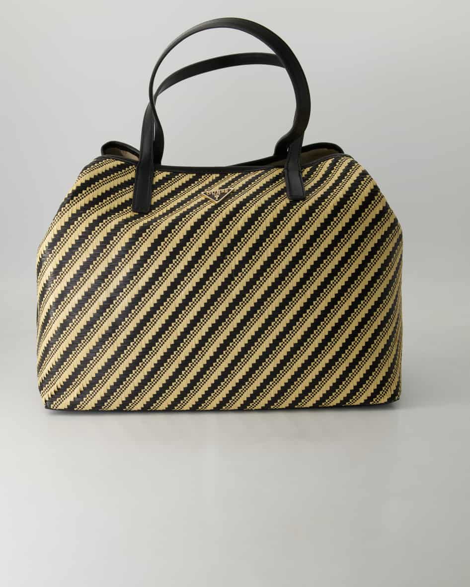Guess Vikky II Large 2 in 1 Tote Handtasche in Schwarz