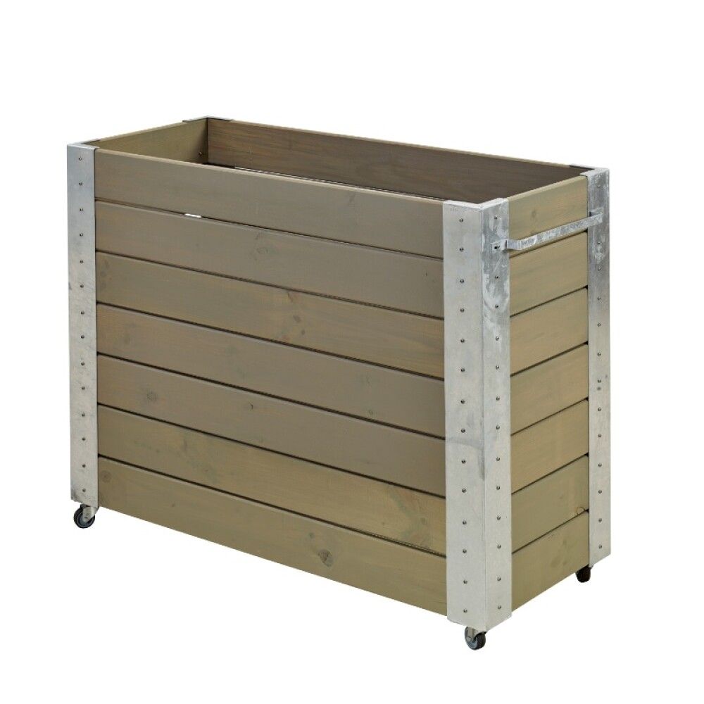 BLOMSTERKASSE PLUS CUBIC BRUN 120X50X95 CM
