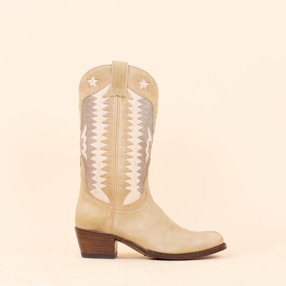 Sendra cowboylaarzen 14144 flota beig lavado