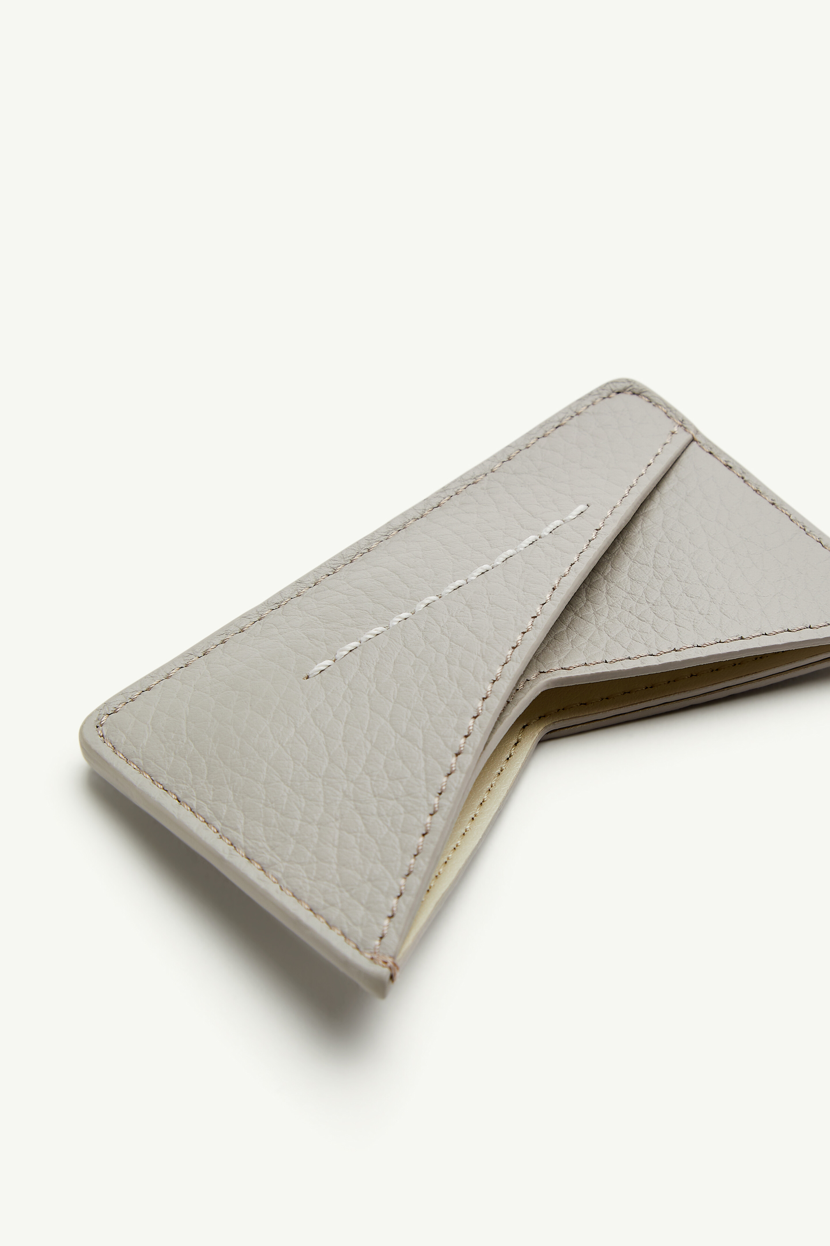 Porte-cartes Japanese 6 pour femme Gris clair