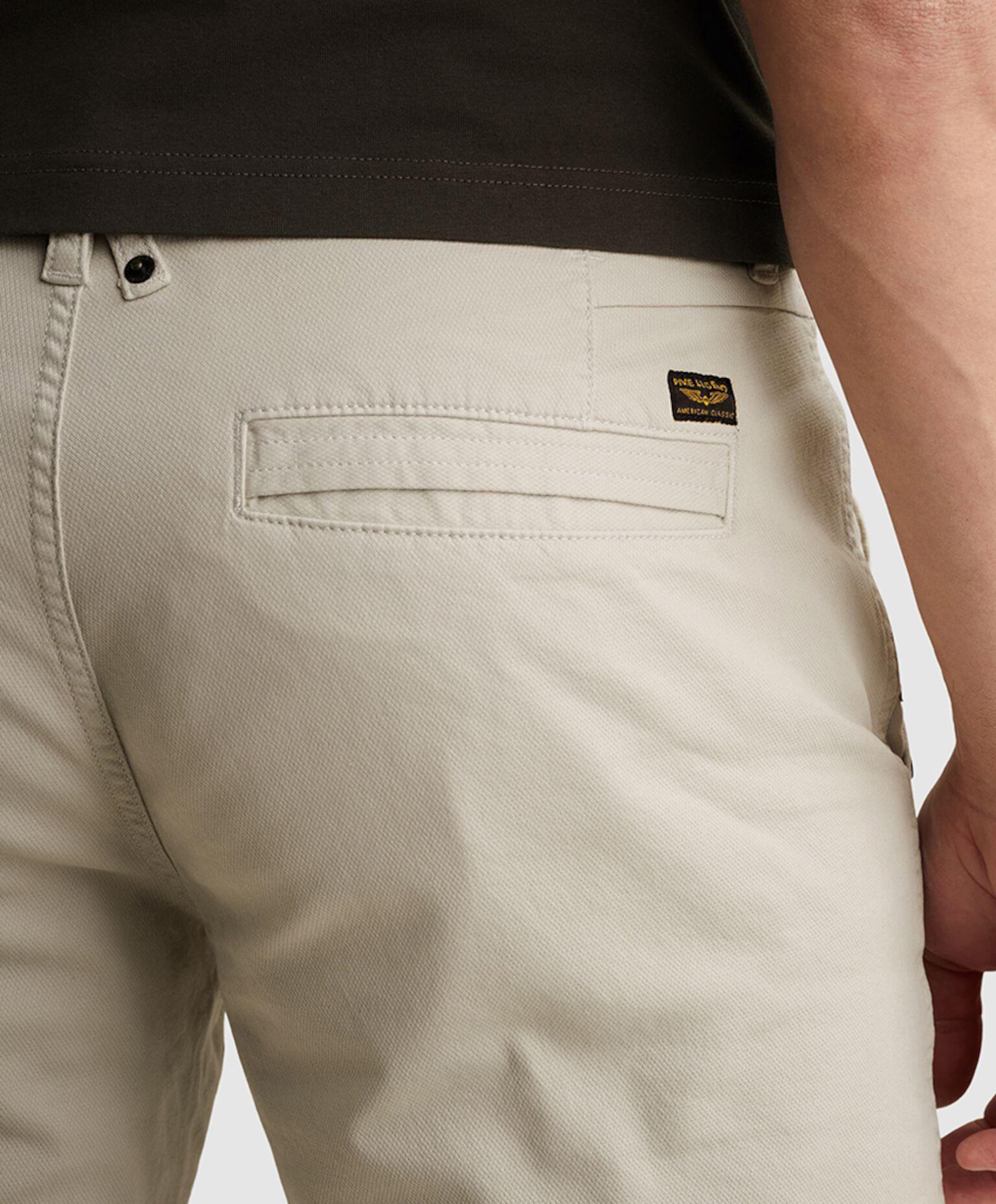 PME Legend SPECTOR CHINO FANCY STRUCTU heren korte broek wit