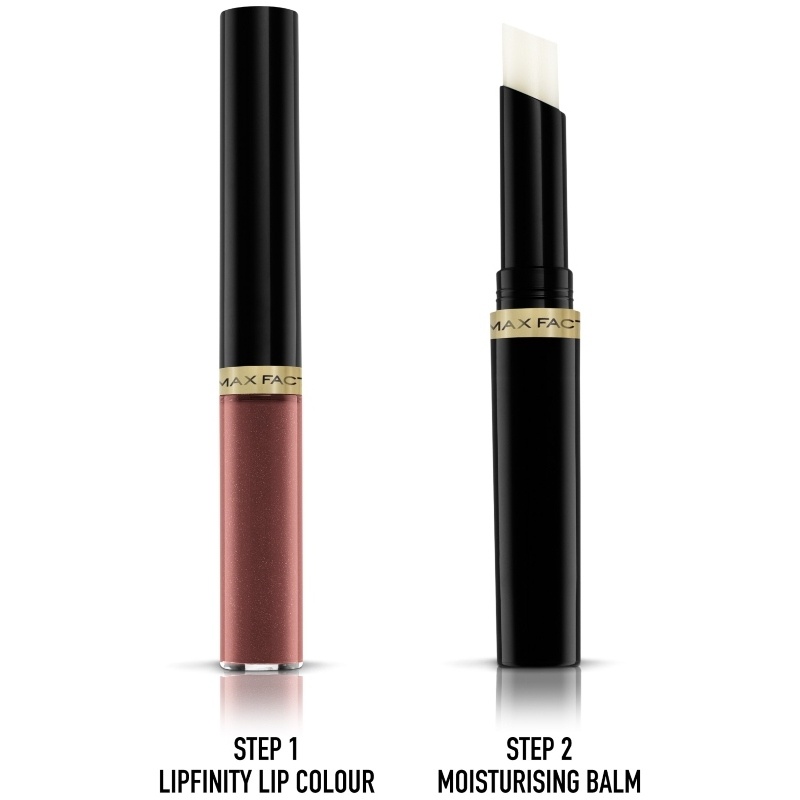 Max Factor Lipfinity 2-step Long Lasting Lipstick 2.3 ml + 1.9 g - 350 Essential Brown
