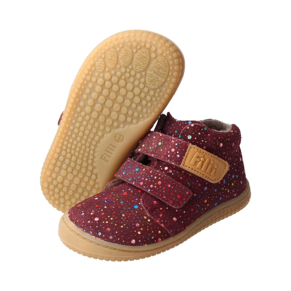 WL4213-F6 mult.berry FOXY velours fleece velcro Weite/W