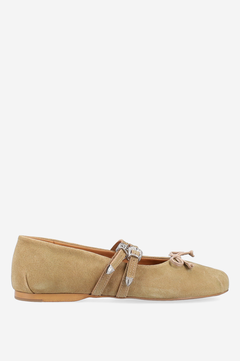 Vita suede double strap ballerinas