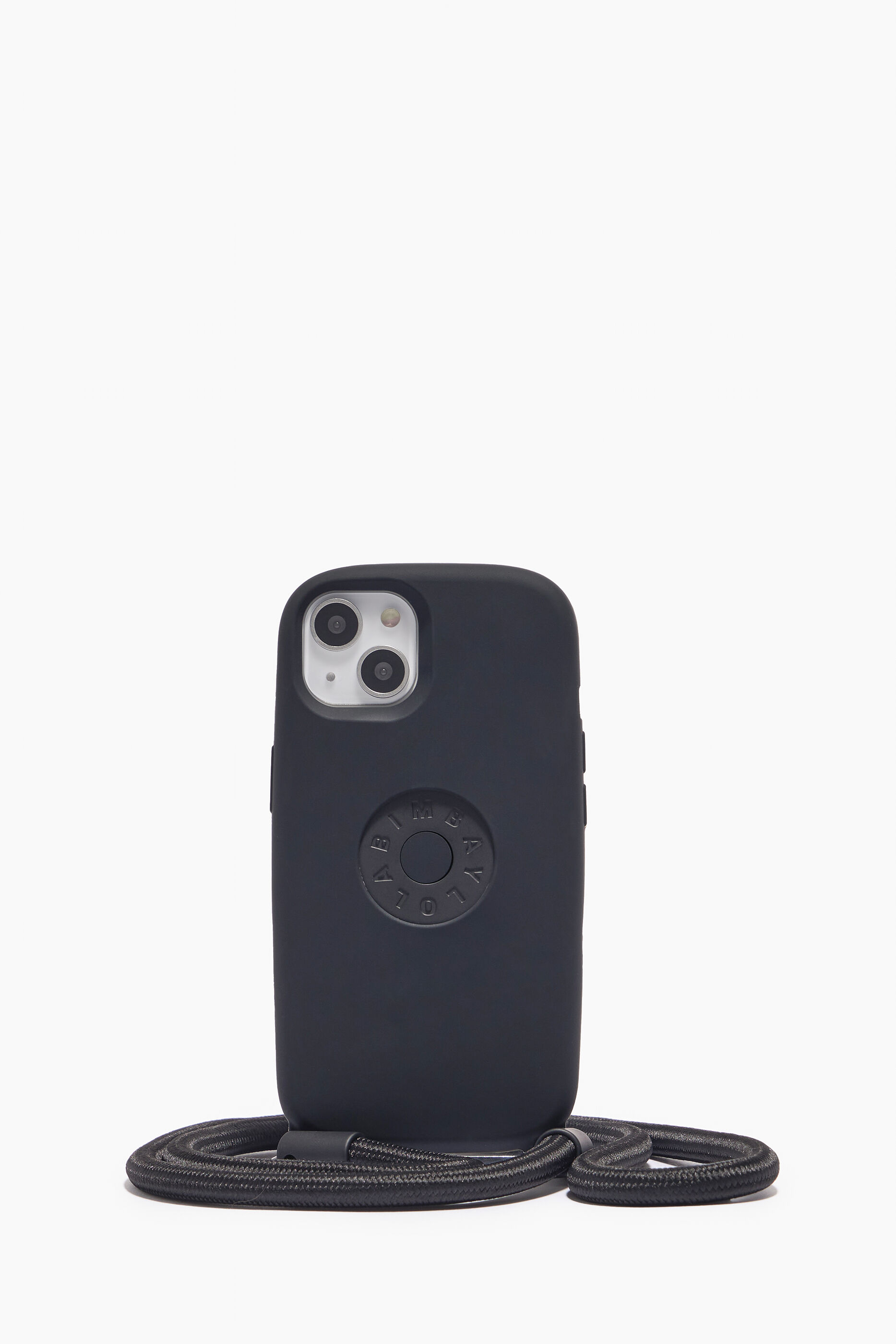 Capa para iPhone 13 com logotipo preto