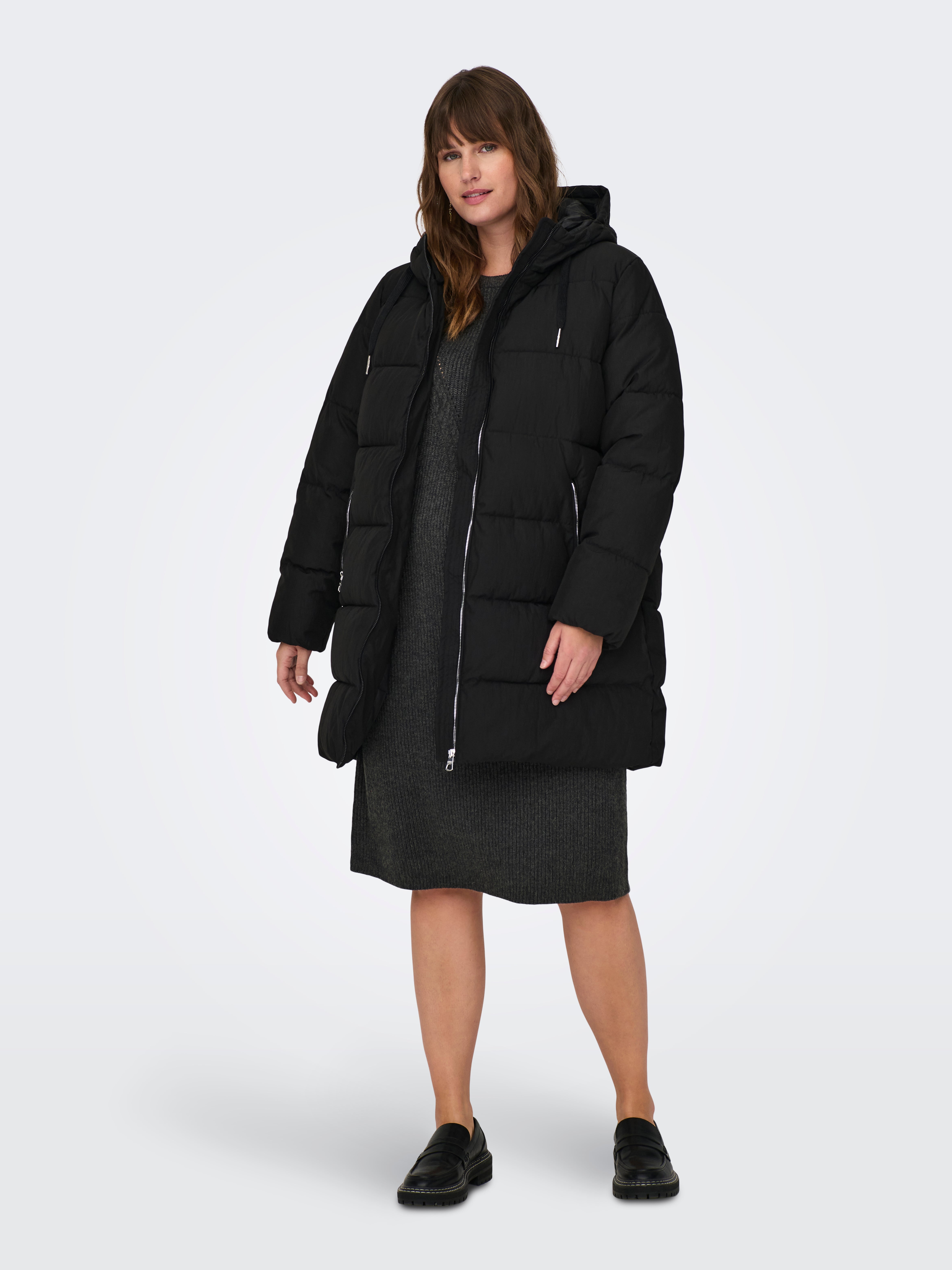 CARNEWDOLLY Steppmantel Black