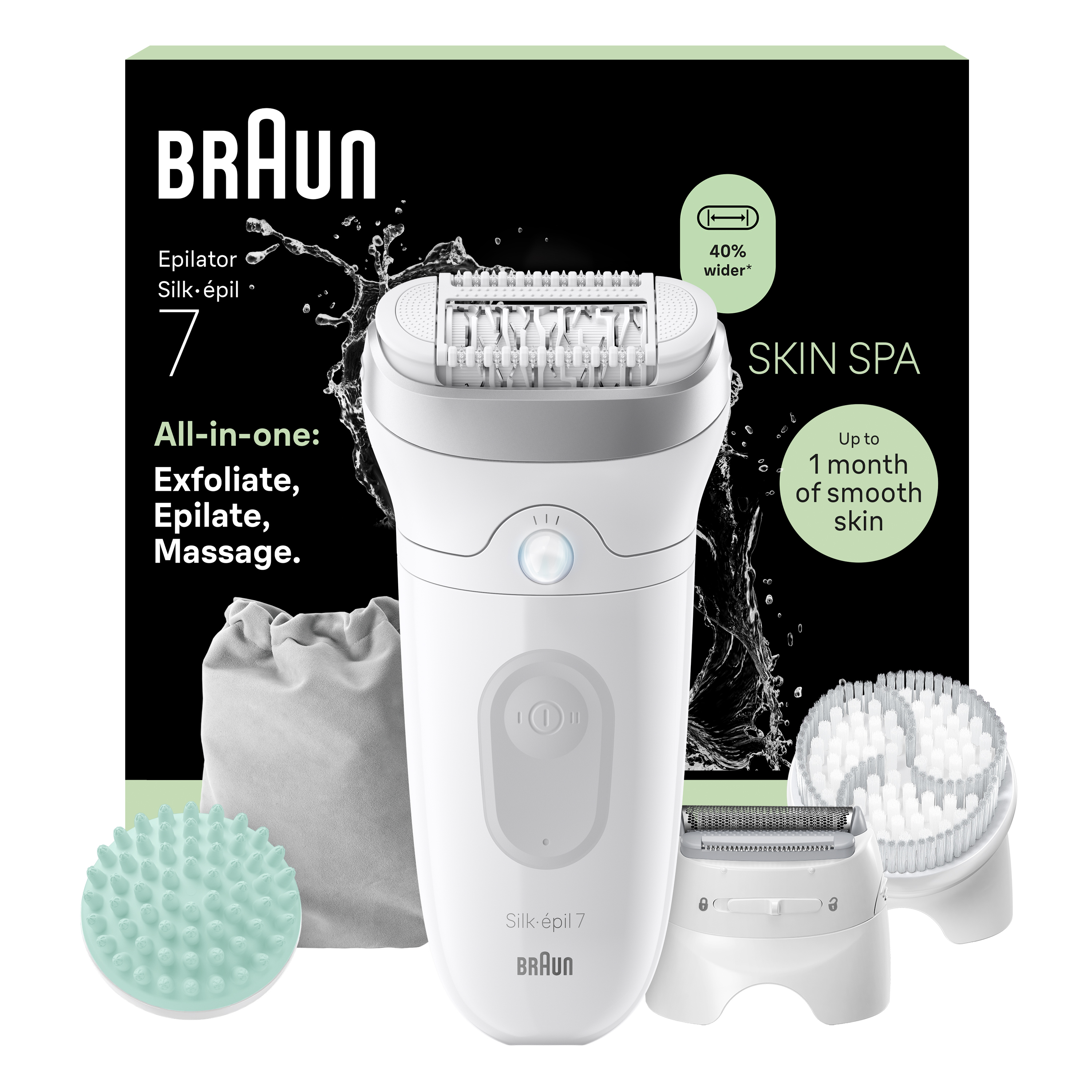 Braun Silk·épil 7 SkinSpa 7-081 epilator Wet & Dry