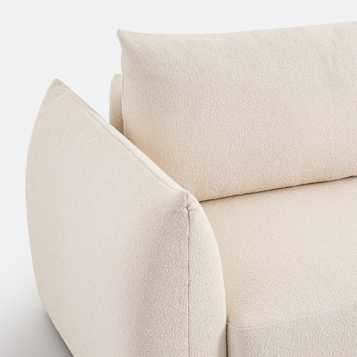 LA REDOUTE INTERIEURS<br>Sofá-cama de 3 lugares em tecido atoalhado fino, Edith