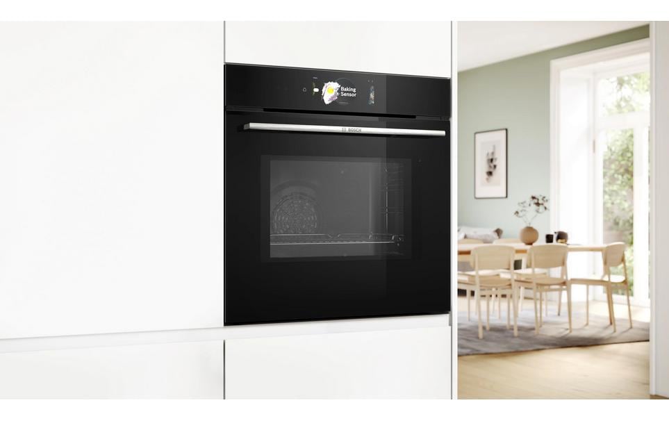 Einbaubackofen HMG778NB1 Schwarz<br>Einbaubackofen mit Mikrowellenfunktion