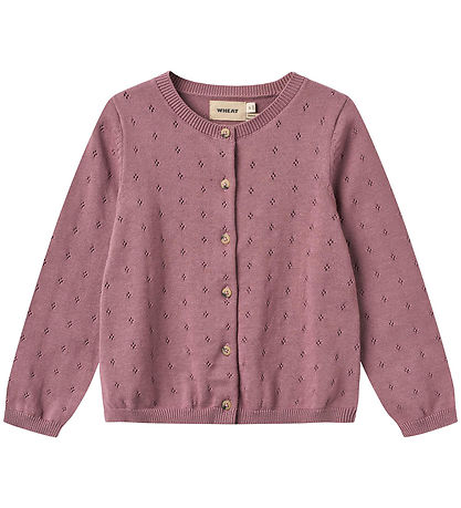 Wheat Cardigan - Strik - Maia - Lavender Dawn m. Hulm?nster