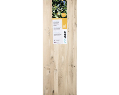 Gelamineerde eiken vintage doorlopende lamellen 1200x300x27 mm