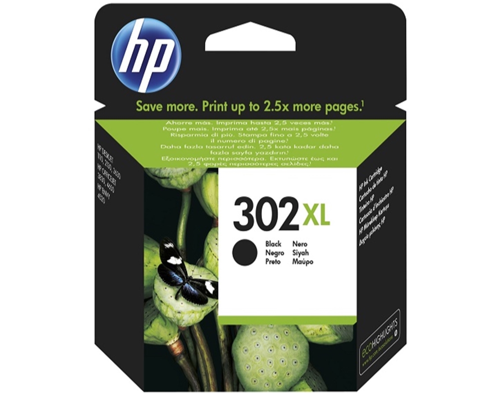 TINTEIRO HP PRETO 302XL