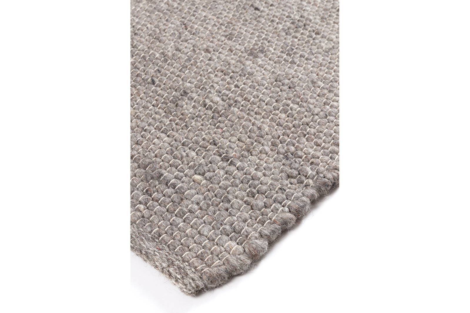 Gotland gulvteppe 160x230 Gråfarget 160x230cm vendbar ull