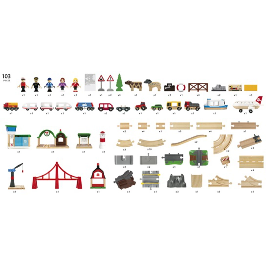 BRIO® WORLD Großes BRIO Premium-Set