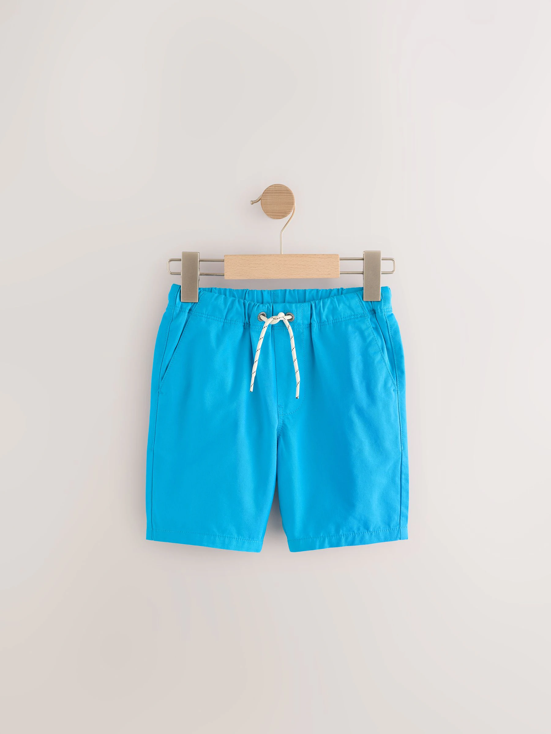 Blauwgroen/kobaltblauw/zwart - Verpakking van 3 shorts met elastische taille (3-16 jr)