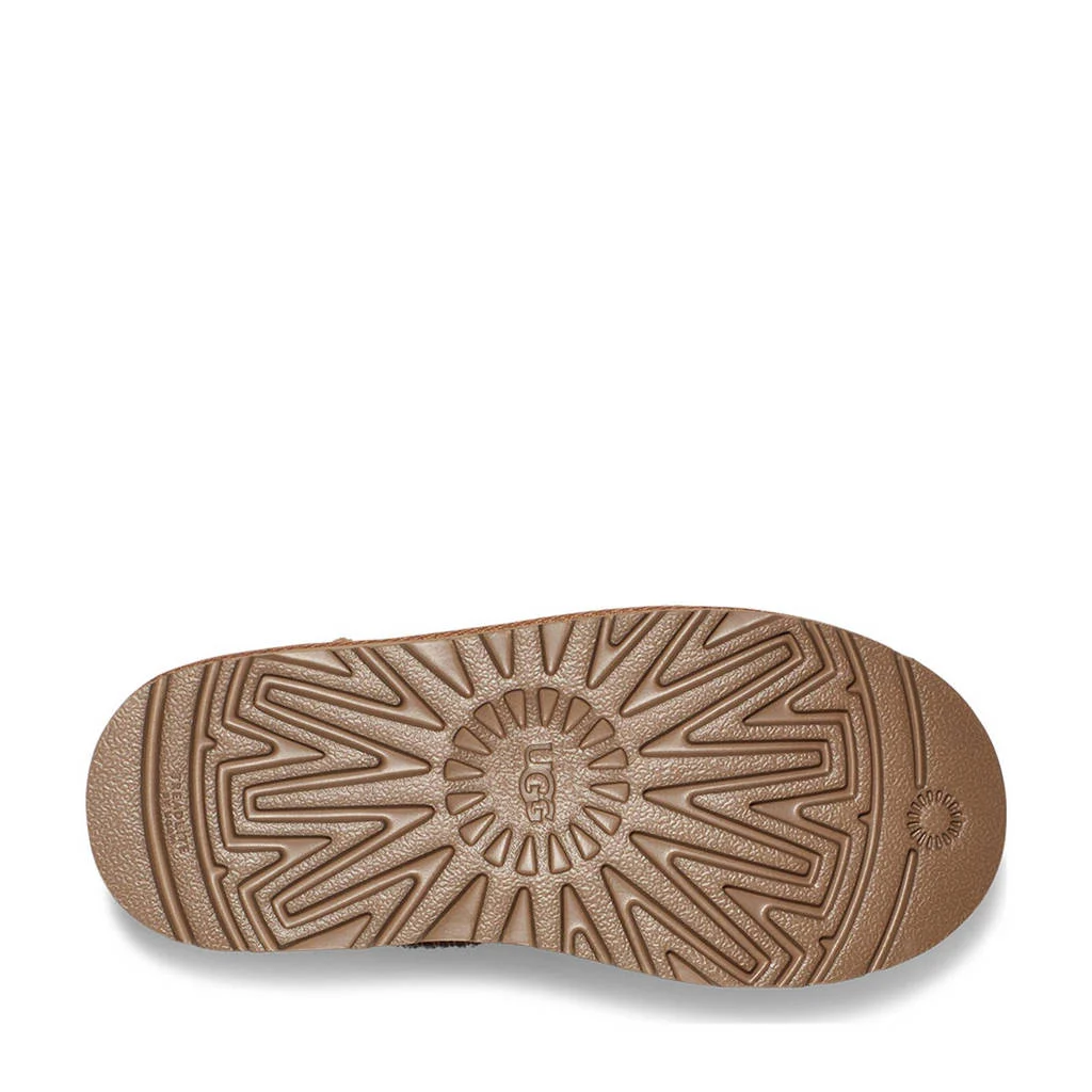 UGG Classic ultra mini platformsuède enkelboots cognac