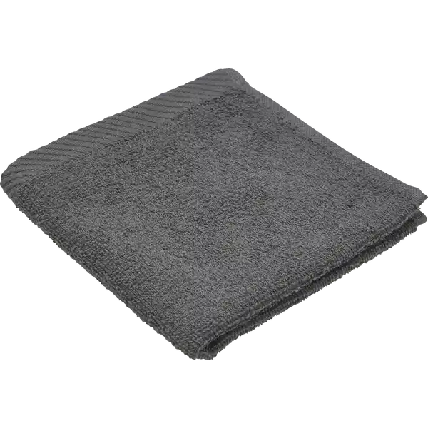 SEIFTUCH 30X30CM anthrazit GOTS