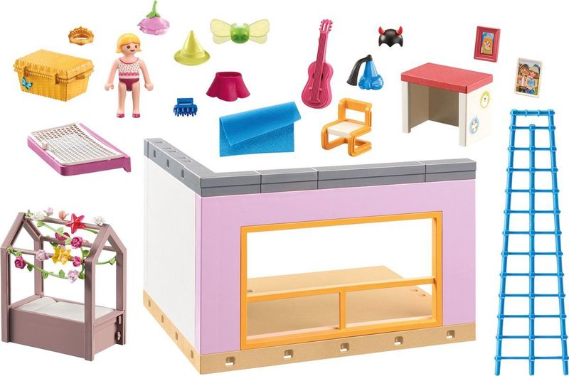 Kinderkamer - Ledikant - Kast - Speeltafel - Opbergboxen - Kindvriendelijk