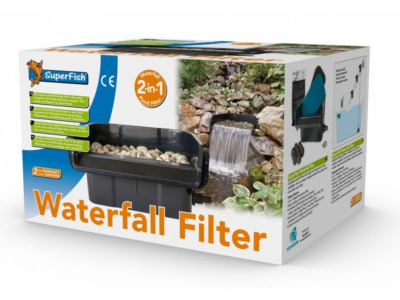 SuperFish Wasserfall-Filter Stapelbarer Wasserfall