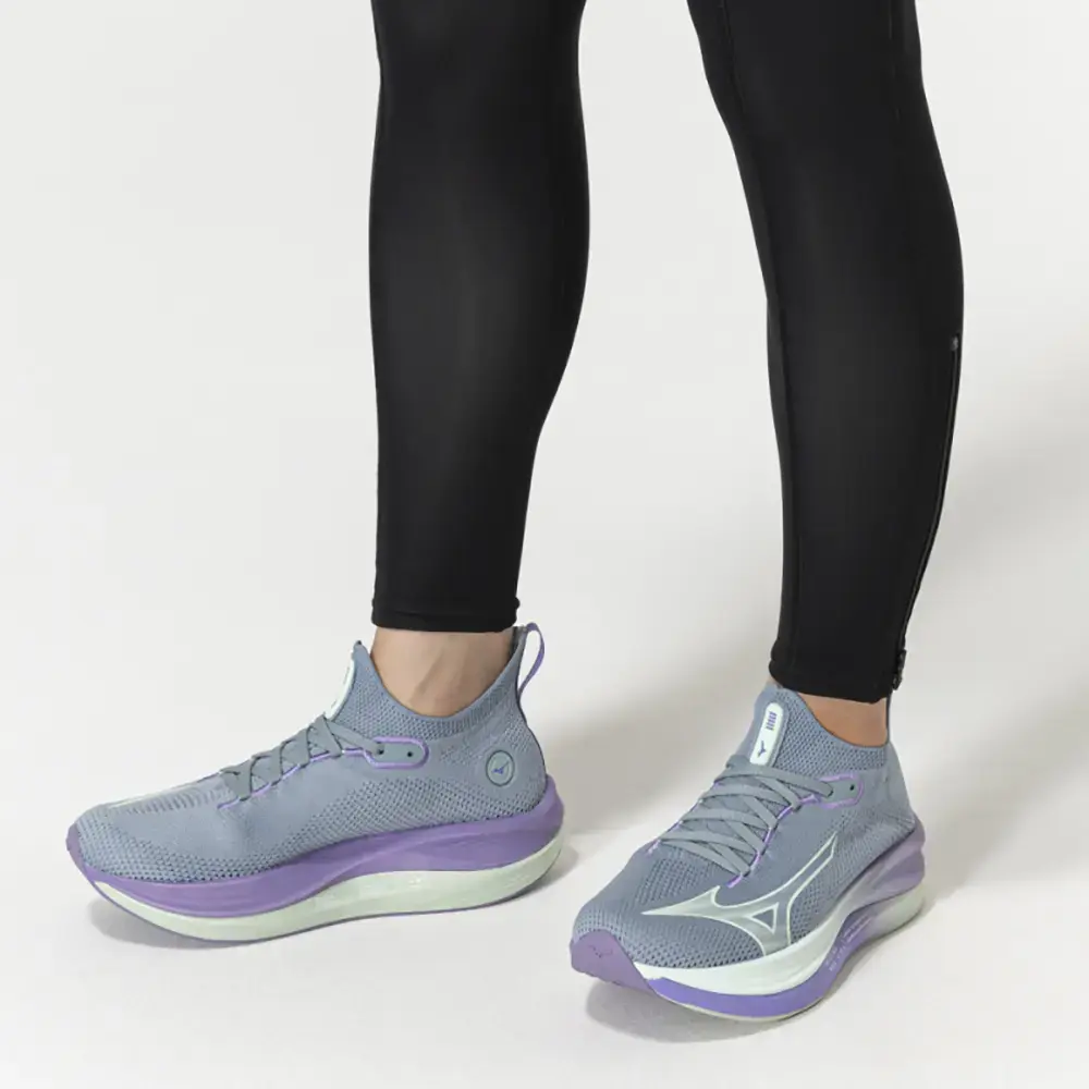 Mizuno Neo Vista WOS Hardloopschoenen Groen/Paars Dames