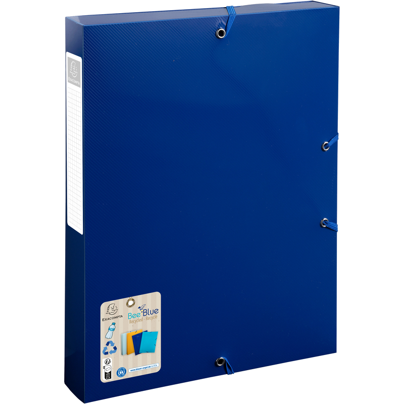 Exacompta Sammelbox Bee Blue, A4, marineblau