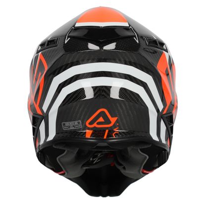 Casque cross Acerbis STEEL CARBON ECE 2206 2024 - Noir / Orange
