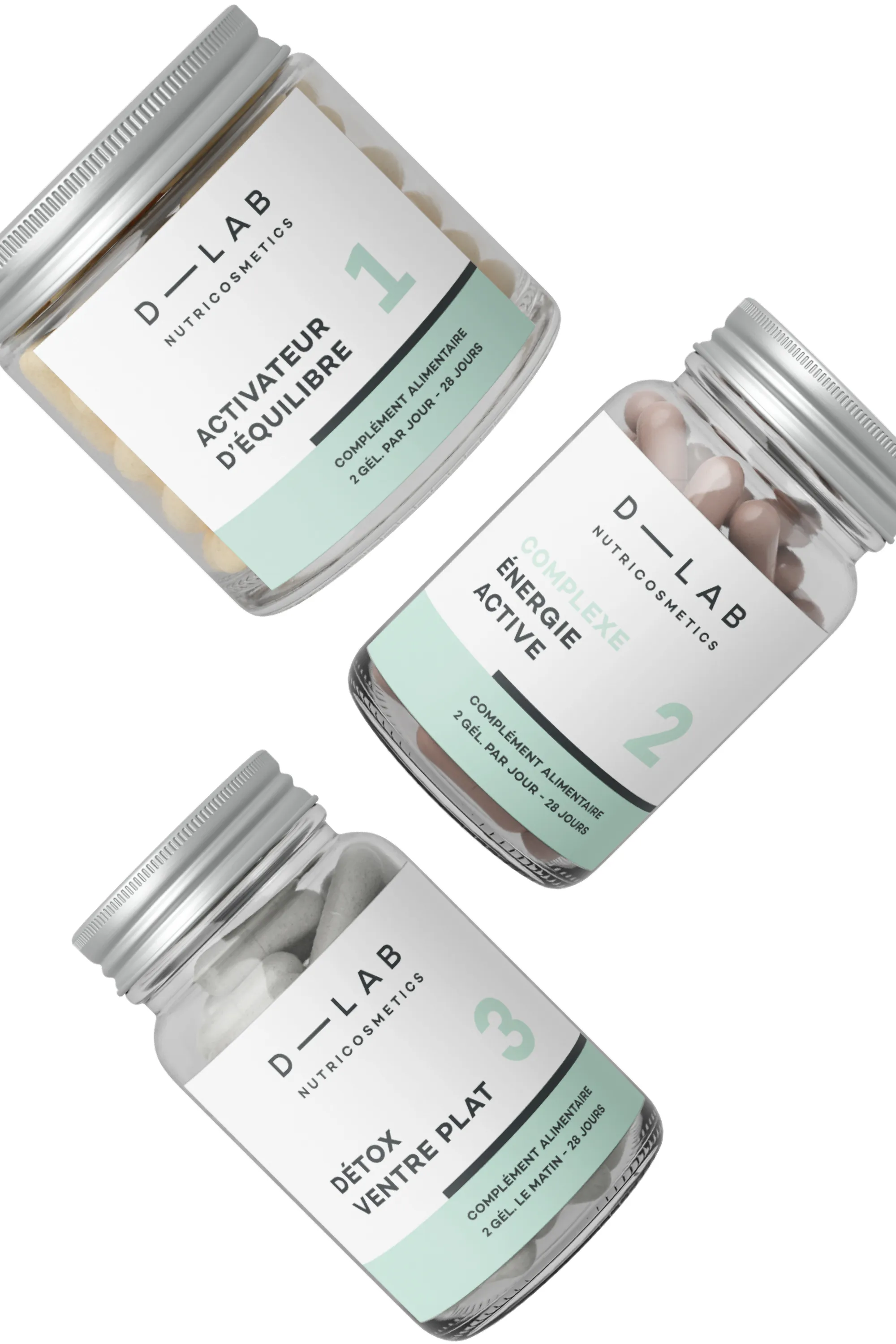 D-LAB Nutricosmetics Compléments alimentaires Programme Ventre-Plat-141.2 g