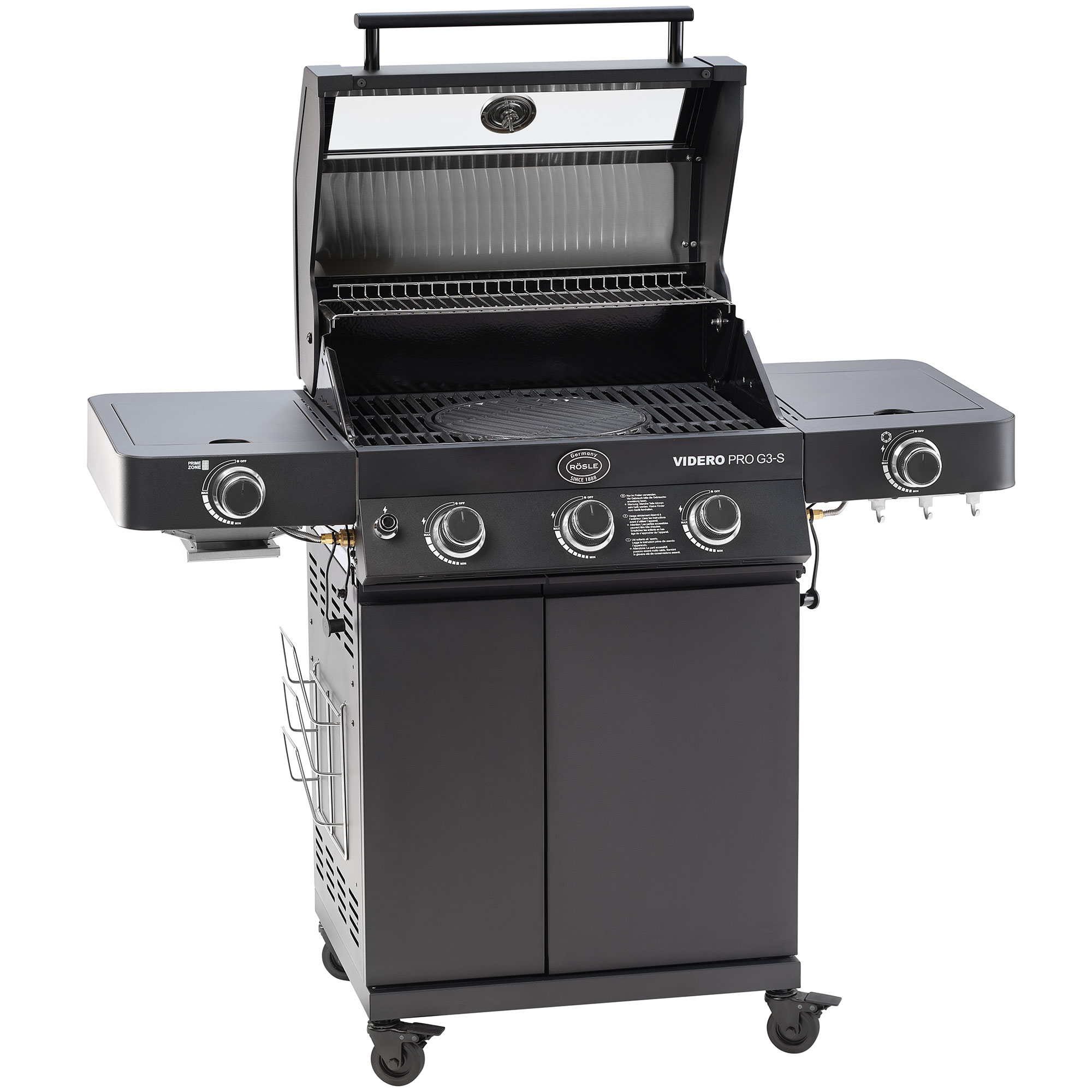 Gasgrill BBQ-Station VIDERO PRO G3-S VARIO+ 50mbar