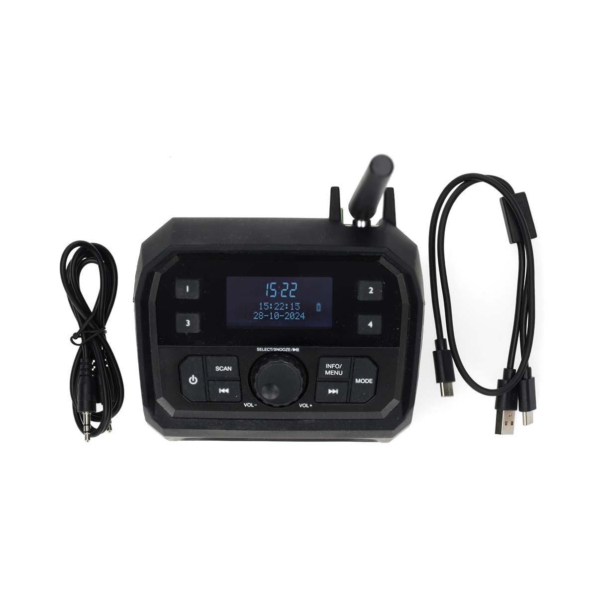 Imperial 22-109-00 noodradio - zwart