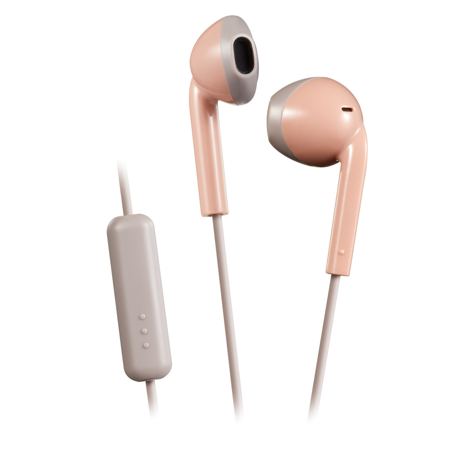 Fones de ouvido com fio e microfone JVC HA-F19M-PT-E