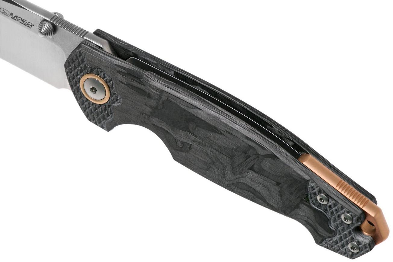 Viper Katla V5980FCM3D Satin, 3D Marbled Carbonfiber zakmes, Jesper Voxnaes design