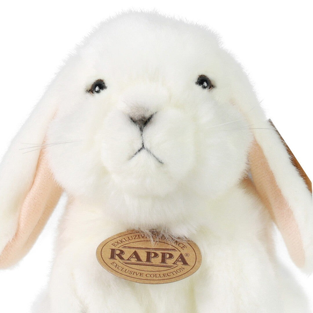 Rappa knuffelkonijn staand wit - 18 cm